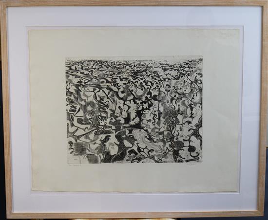 Anthony Gross (1905-1984) Shadows I overall 22.5 x 28.5in.